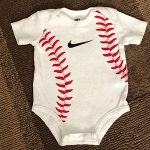 Nike 0-3 Months Football Onesie